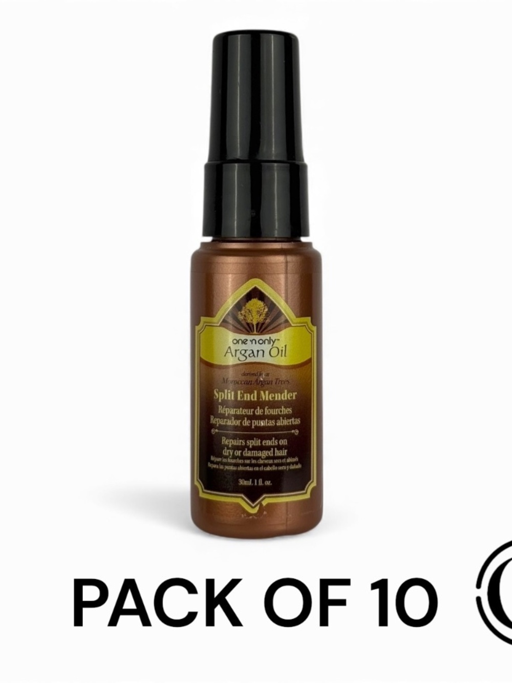 PACK OF 10 One 'n Only Argan Oil Split End Mender, 1 fl oz EACH = 10 fl oz